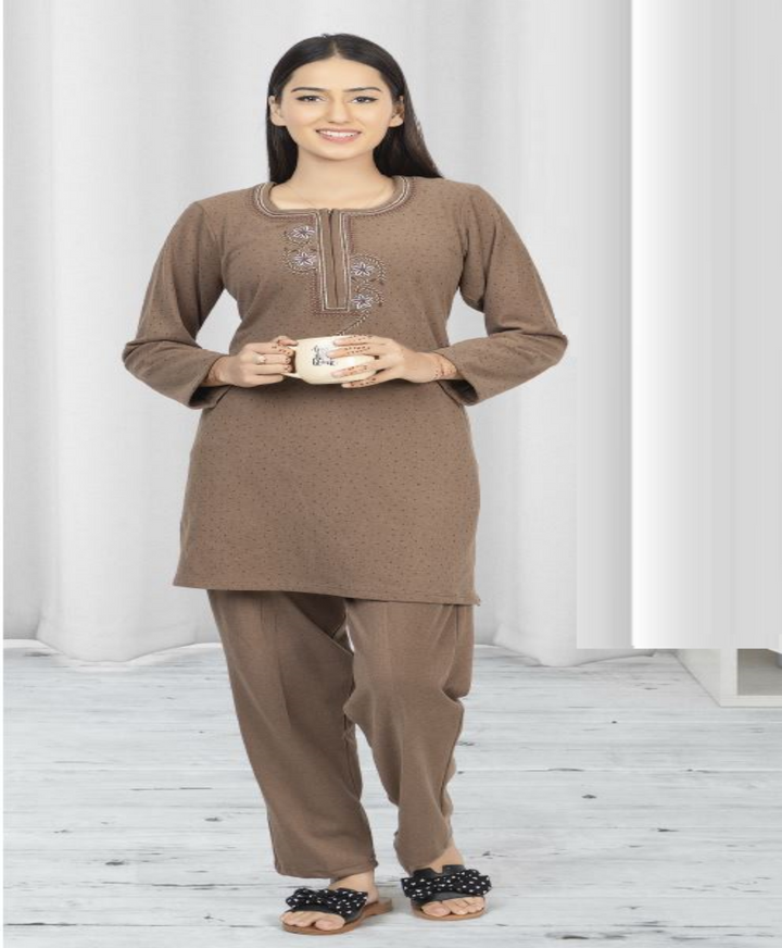 Embroided Kurta Lower