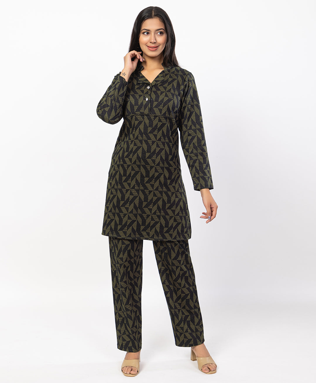 Jacquard Kurta Lower