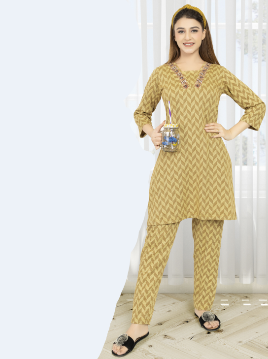 Jacquard Kurta Lower