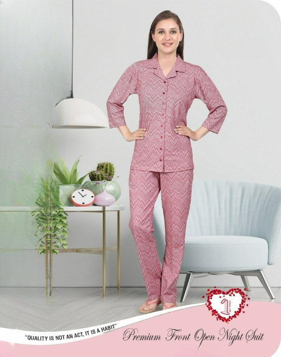 Jacquard Night Suit