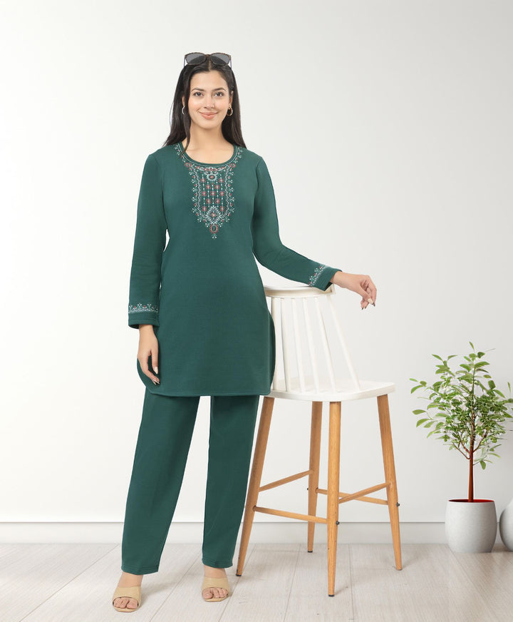 Embroided Kurta Lower