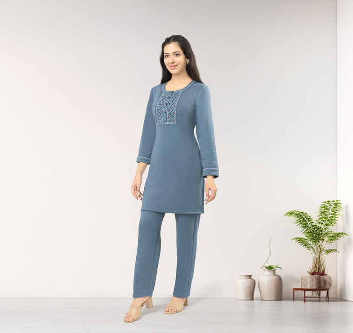 Embroided Kurta Lower